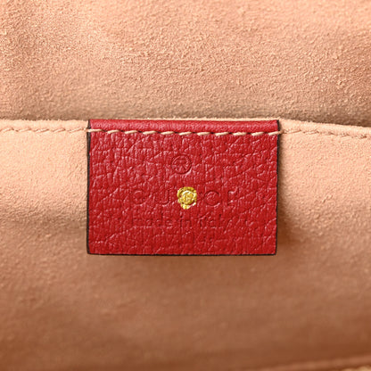 Gucci GG Supreme Monogram Flora Web Small Ophidia Tote Bag Red 9 of 10