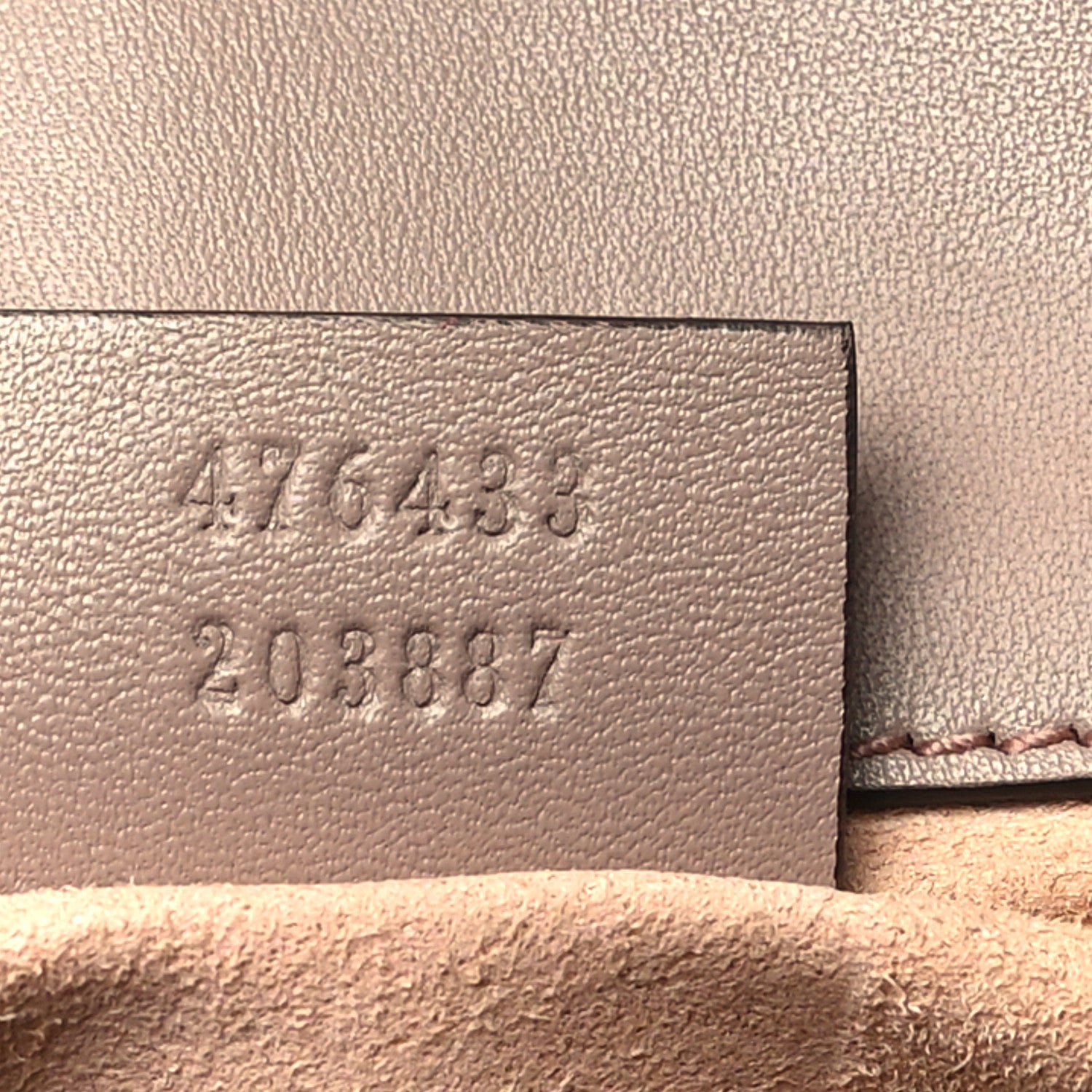 Gucci Calfskin Matelasse Super Mini GG Marmont Shoulder Bag Porcelain Rose 7 of 12