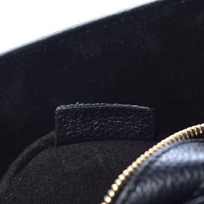 Celine Soft Grained Calfskin Small Belt Cabas Phantom Black 8 of 11