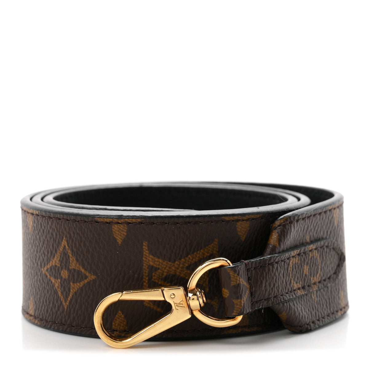 Louis Vuitton Monogram Bandouliere Shoulder Strap Black 1 of 3