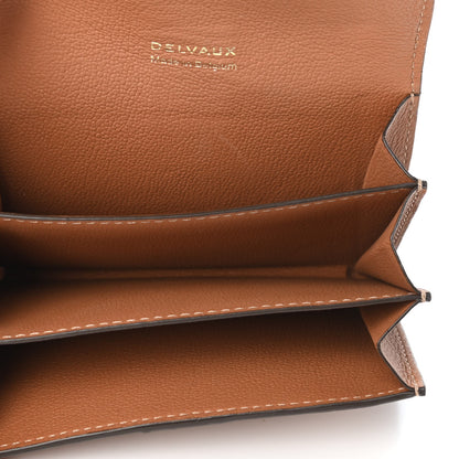 Delvaux Grained Calfskin Magic Brillant Card Holder Vegetal 4 of 4