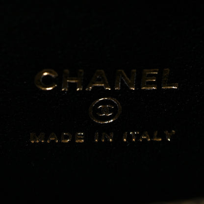 Chanel Lambskin Quilted Small Top Handle Vanity Case With Chain Black 5 of 11