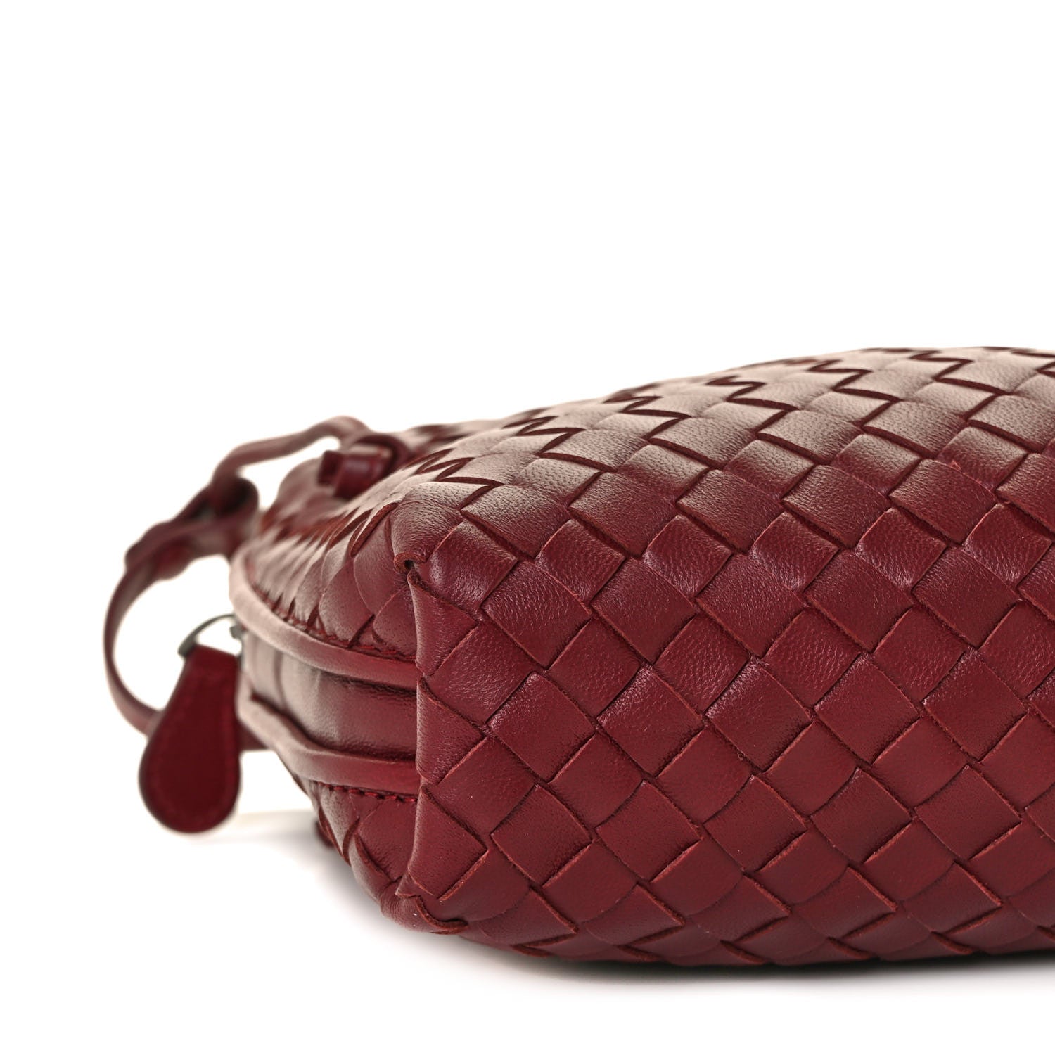 Bottega Veneta Nappa Intrecciato Pillow Crossbody Messenger Dark Red 7 of 8