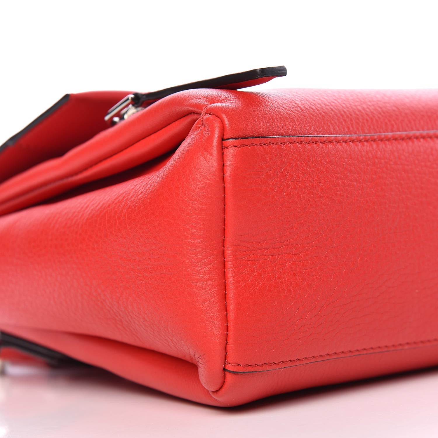 Givenchy Waxy Grained Calfskin Mini Pandora Pure Flap Bag Red 5 of 9