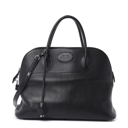 Hermes Taurillon Clemence Bolide 35 Black 1 of 17
