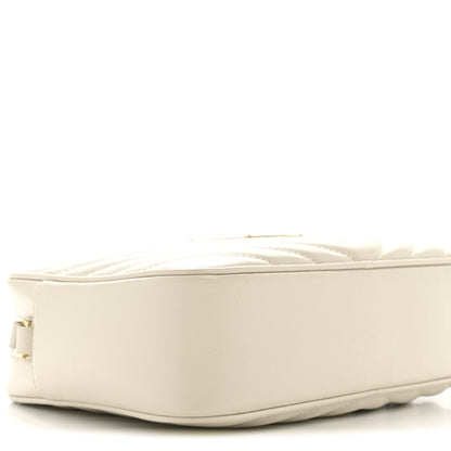 Saint Laurent Calfskin Matelasse Monogram Lou Camera Bag Crema Soft 9 of 12