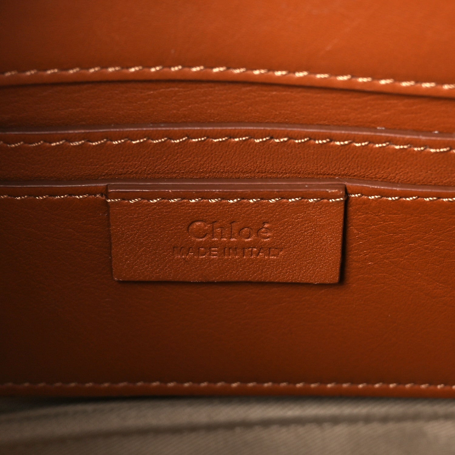 Chloe Calfskin Suede Small Roy Bag Caramel 7 of 9