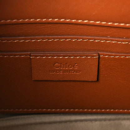 Chloe Calfskin Suede Small Roy Bag Caramel 7 of 9