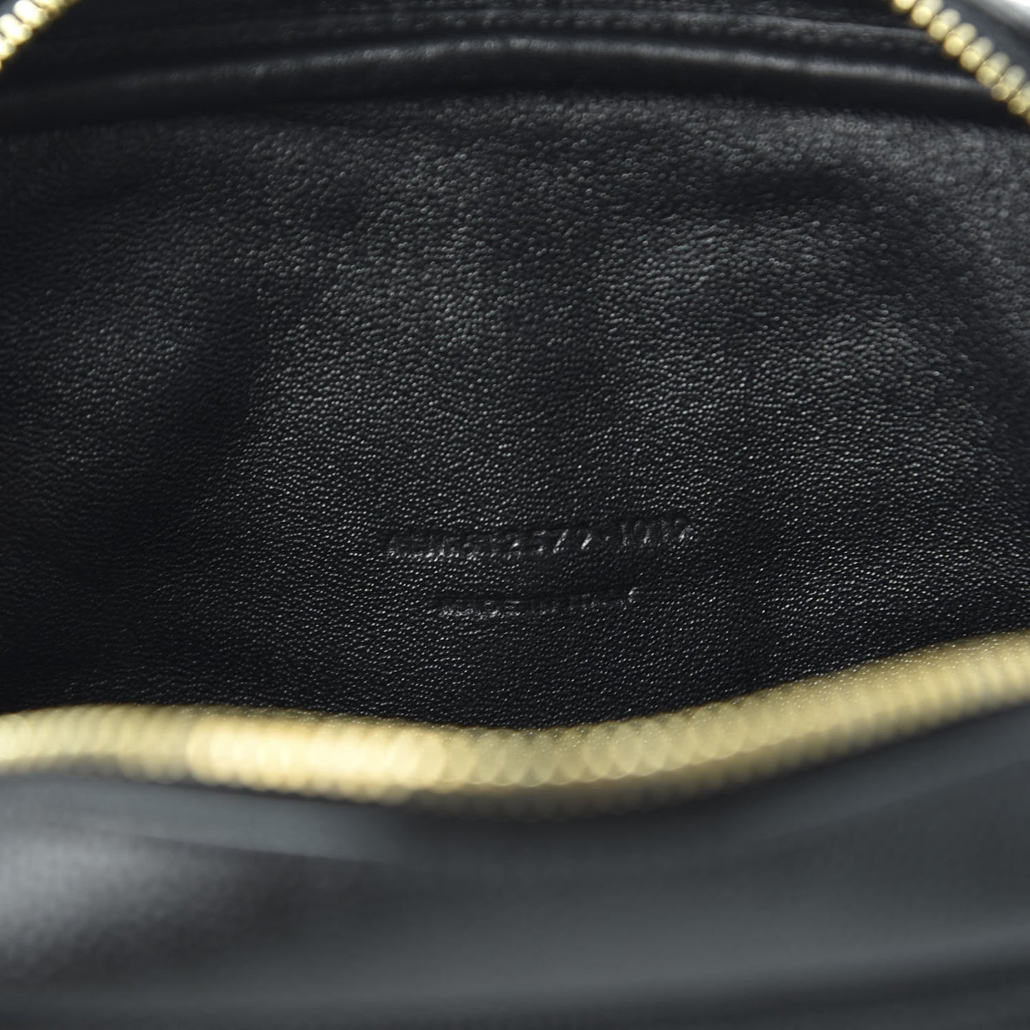 Grain De Poudre Matelasse Monogram Mini Lou Camera Bag Black