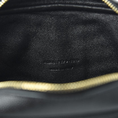 Saint Laurent Grain De Poudre Matelasse Monogram Mini Lou Camera Bag Black 8 of 9