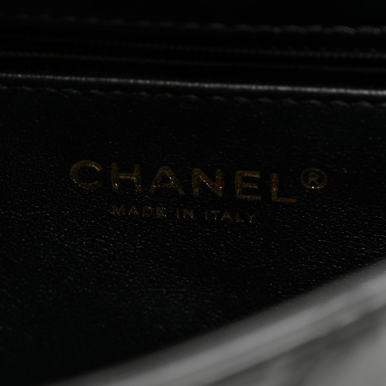 Chanel Shiny Lambskin Quilted Golden Links Top Handle Flap Black 6 of 10