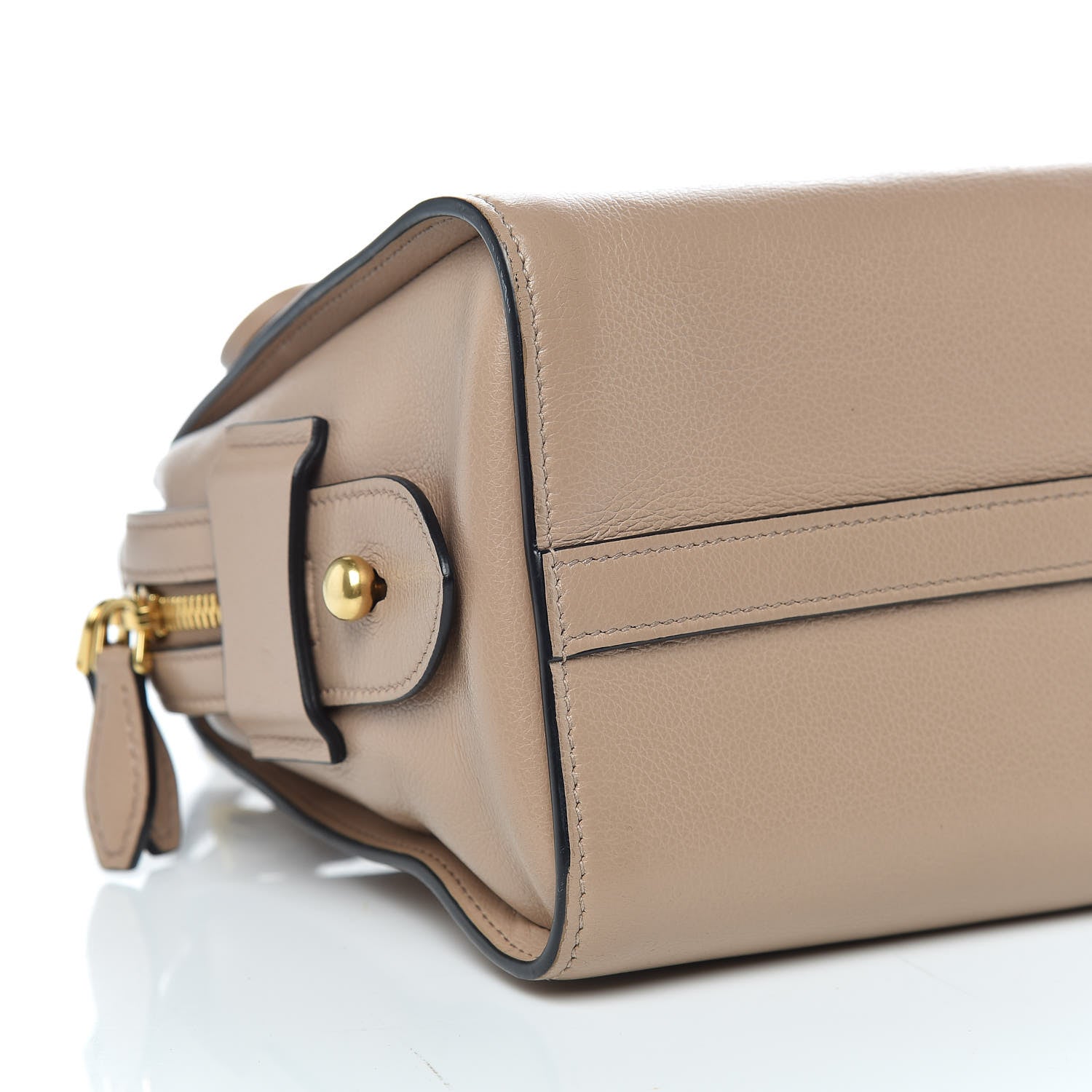 Prada Glace Calfskin Shoulder Bag Cammeo 10 of 12