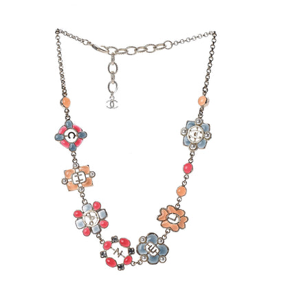 Chanel Resin Gripoix Poured Glass Pearl Necklace Multicolor 3 of 6