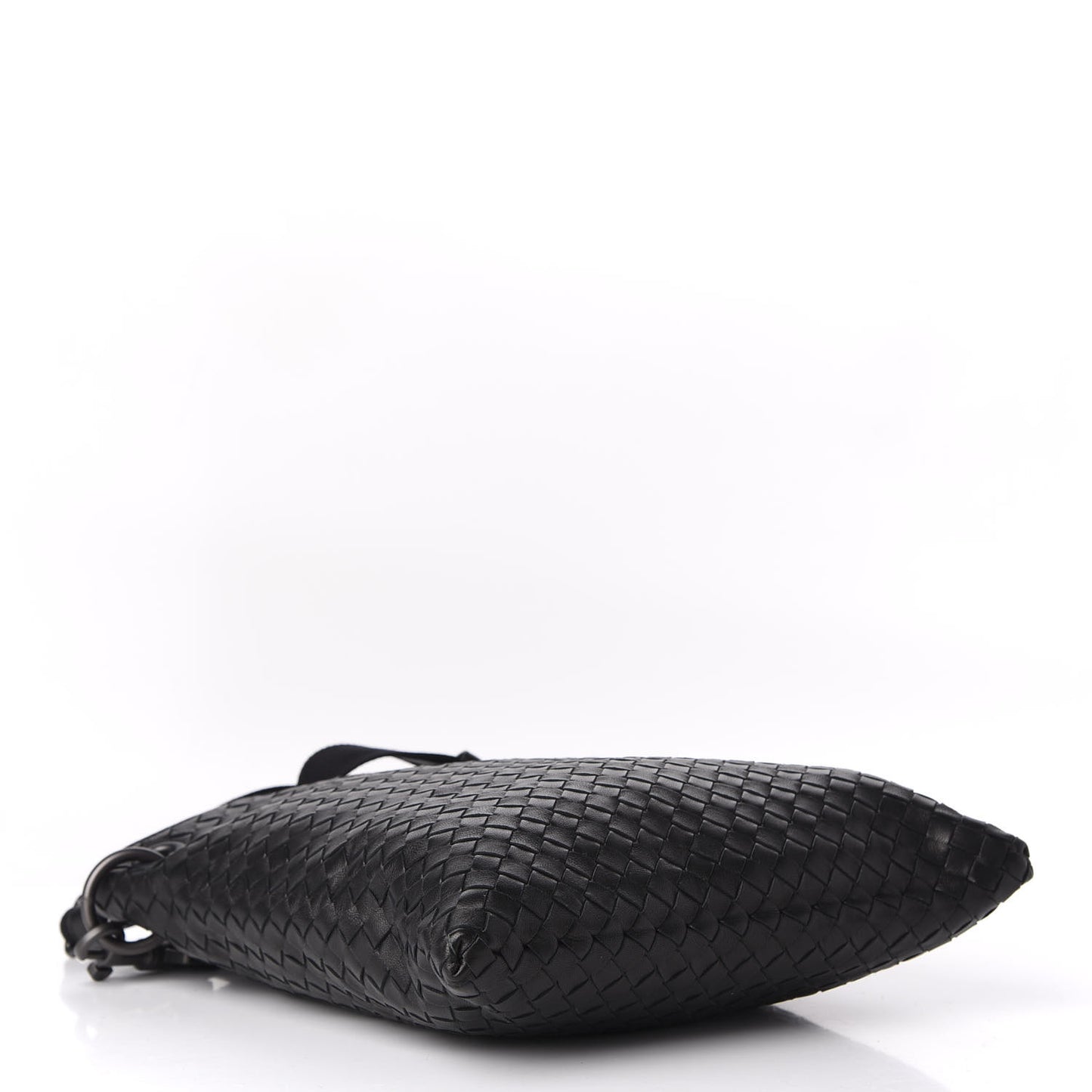 Nappa Intrecciato VN Crossbody Messenger Bag Black