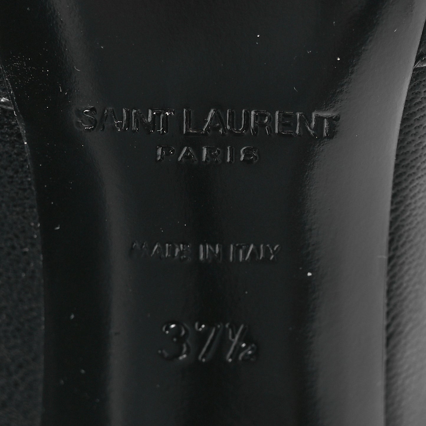 Goatskin Crystal Buckle Claude 90 Ankle Booties 37.5 Black