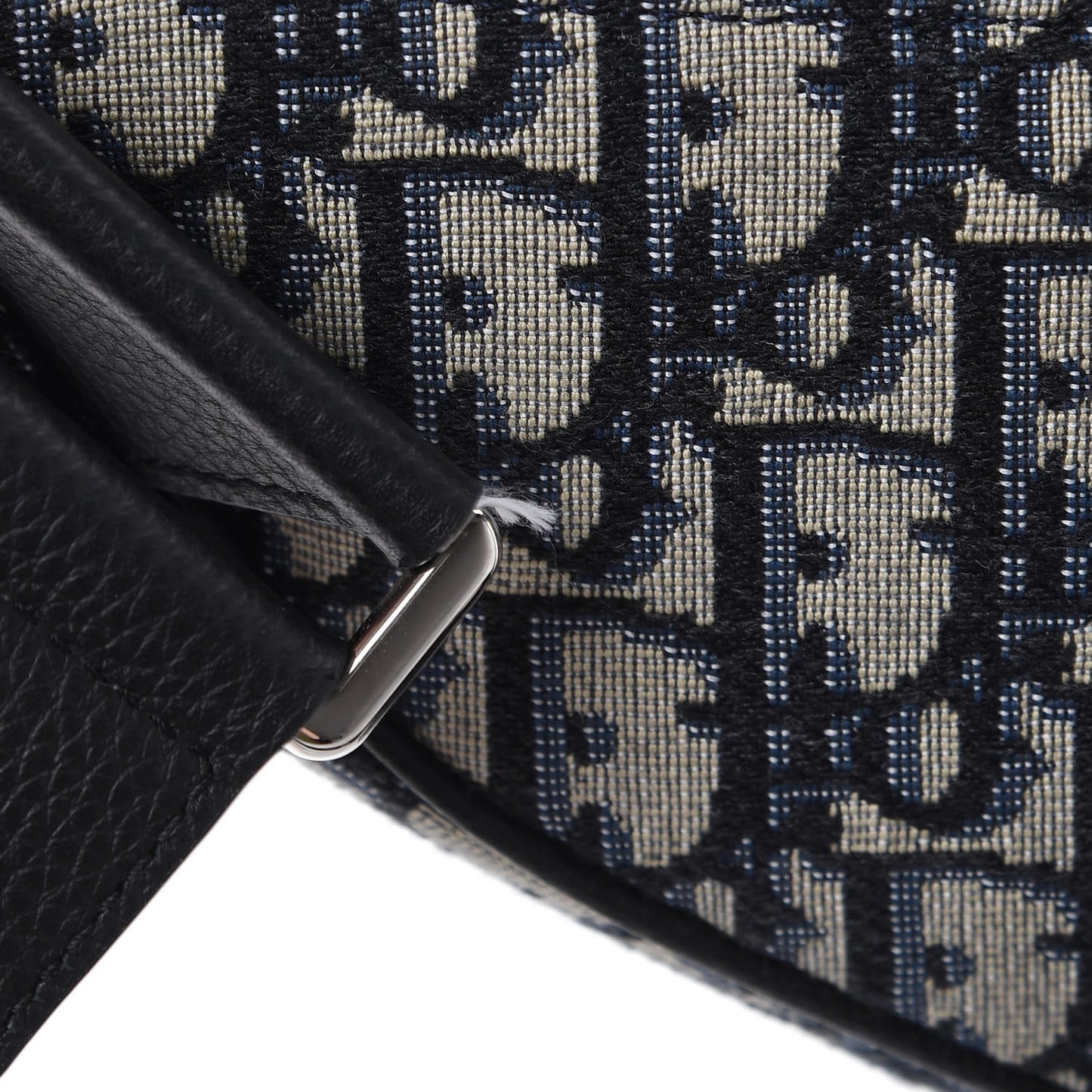 Oblique Mens Saddle Bag Blue