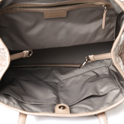 Christian Dior Coated Canvas Cannage Medium Panarea Tote Beige 5 of 12