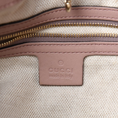 Gucci Patent Medium Soho Chain Shoulder Bag Nude 10 of 12