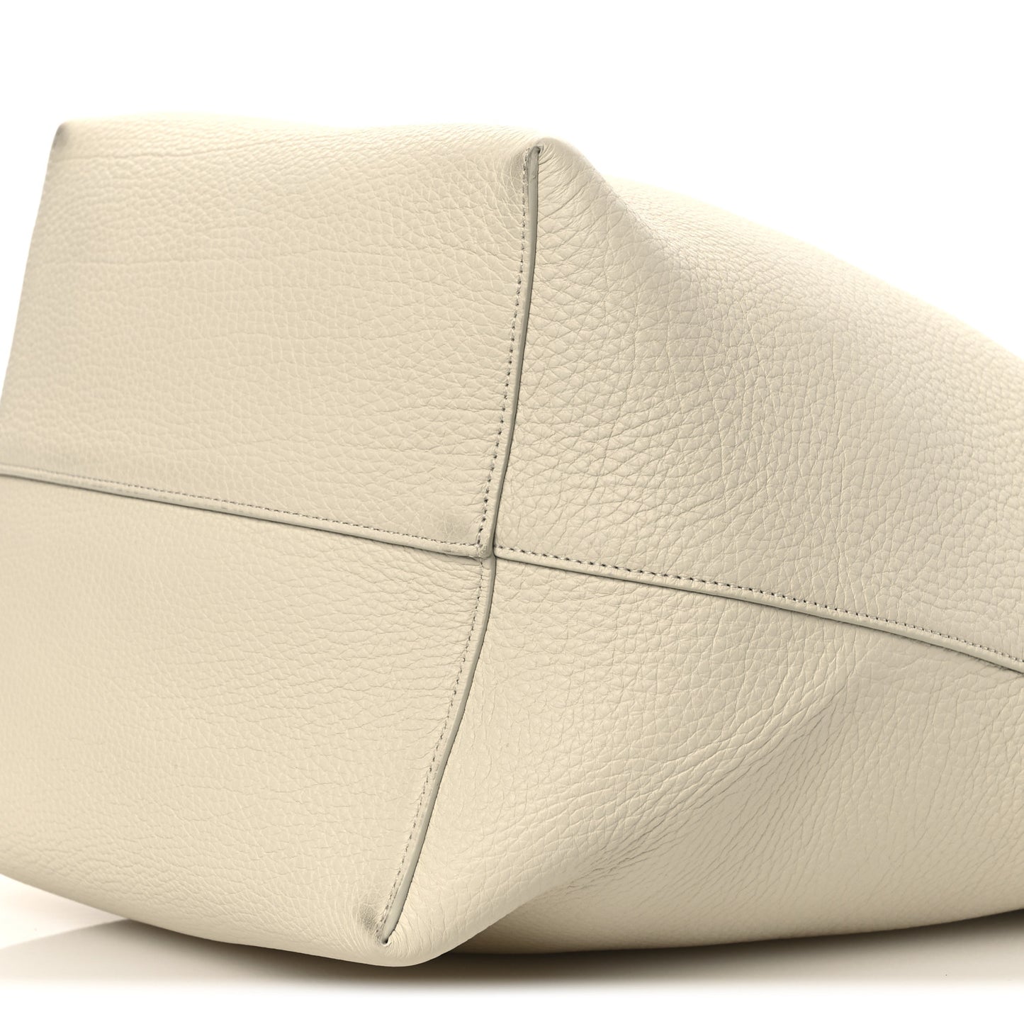 Grained Calfskin Large N/S Park Tote Ivory