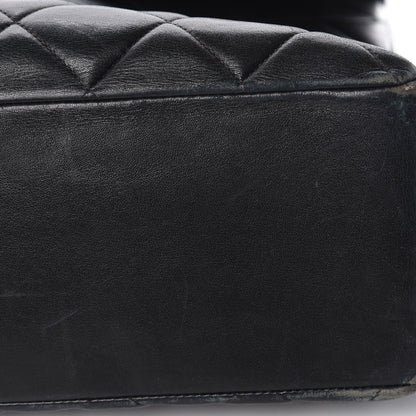 Chanel Lambskin Quilted XL Jumbo Single Flap Black 13 of 28