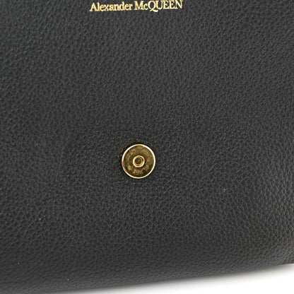 Alexander McQueen Calfskin Mini Twin Skull Chain Crossbody Black 10 of 11