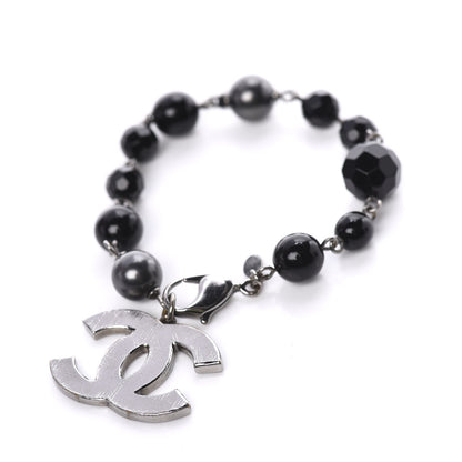 Chanel Beaded CC Bracelet Black 1 of 3