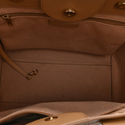 Chanel Caviar Small Studded Deauville Tote Beige 5 of 10