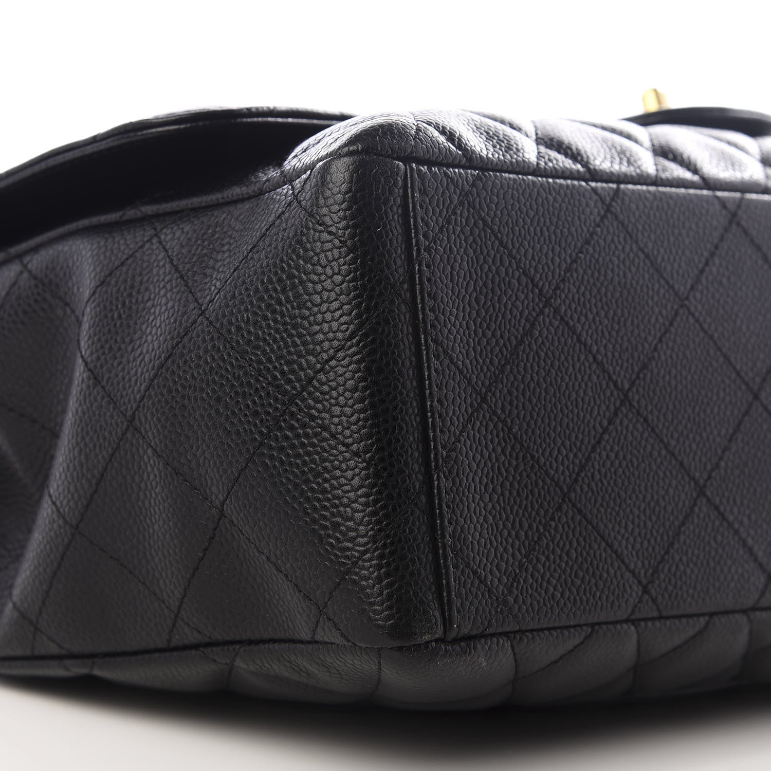 Chanel Caviar Quilted Jumbo Single Flap Black 5 of 8