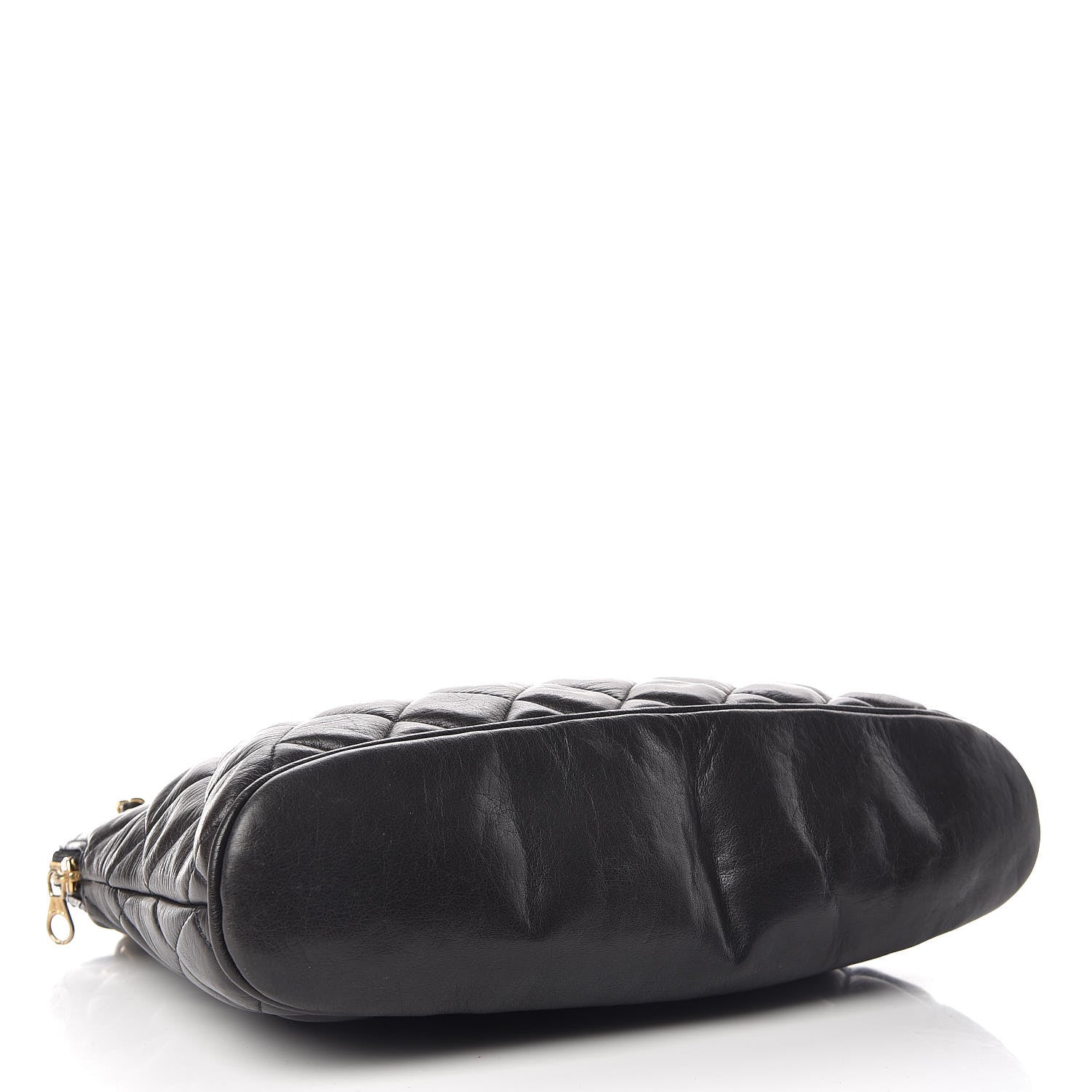 Chanel Lambskin Quilted Shopping Tote Black 4 of 11