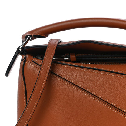Loewe Calfskin Mini Puzzle Bag Tan 8 of 14