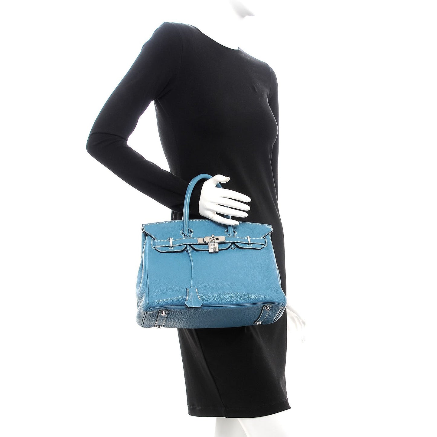 Togo Birkin 30 Blue Jean