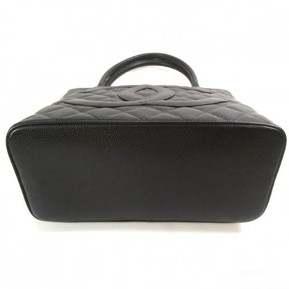 Chanel Caviar Medallion Tote Black 4 of 10