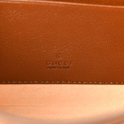 Gucci GG Supreme Monogram Calfskin Mini Padlock Top Handle Shoulder Bag Beige Black Cuir 6 of 11