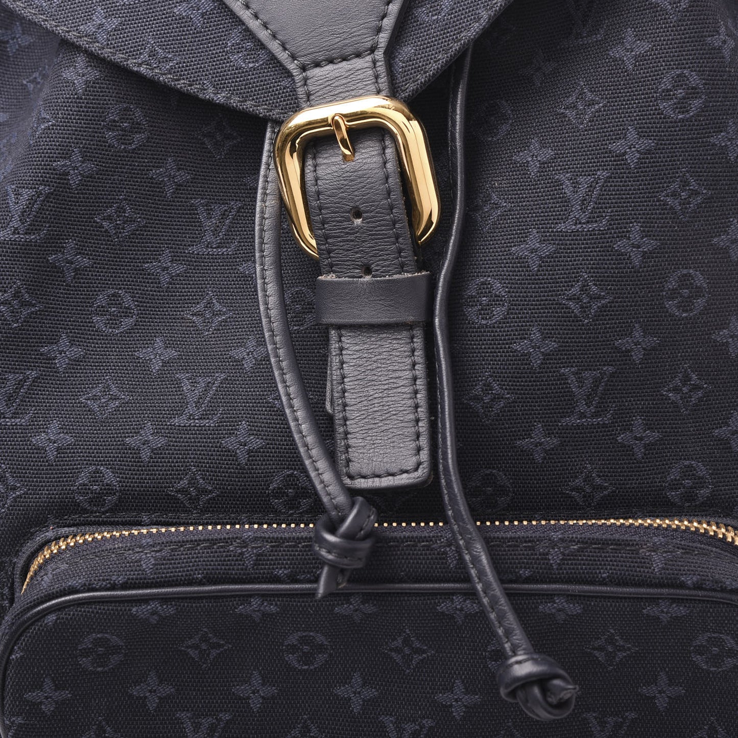 Mini Monogram Montsouris GM Backpack Blue