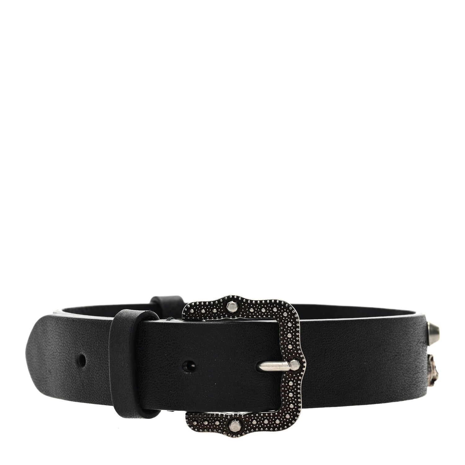 Gucci Calfskin Feline Head Choker Black 1 of 4
