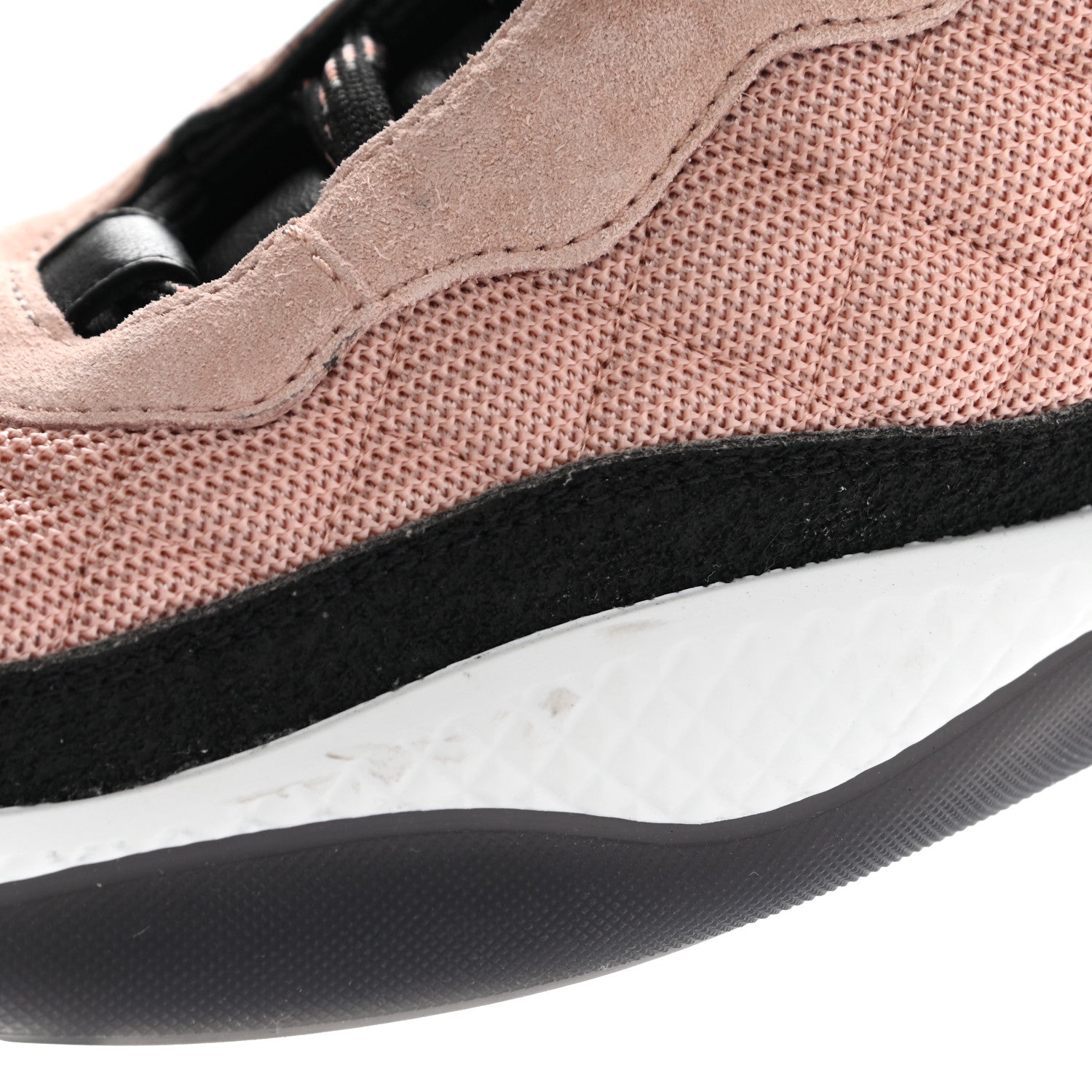 Chanel Mesh Suede Calfskin Quilted Sneakers 41 Black Pink 13 of 16