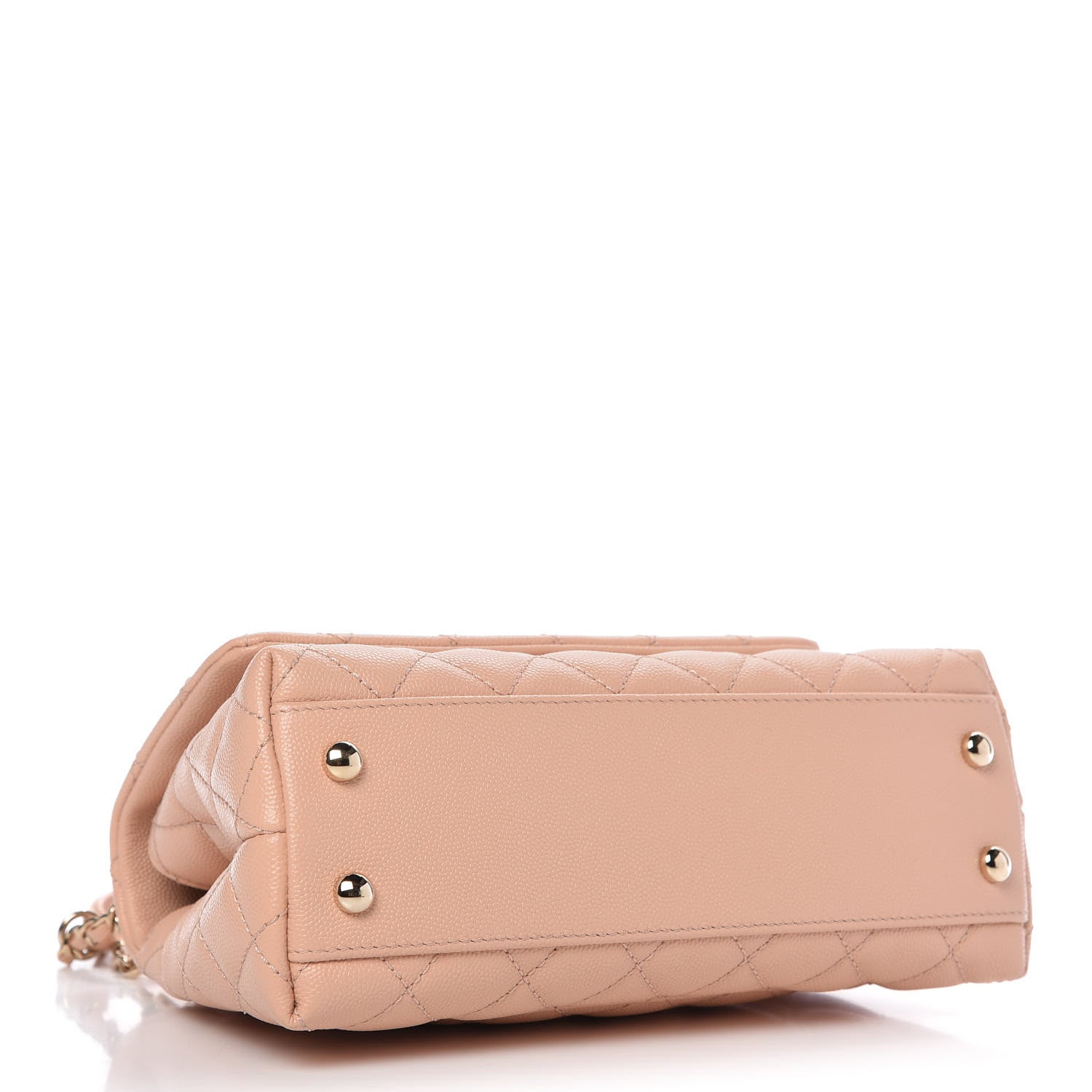 Chanel Caviar Quilted Mini Coco Handle Flap Light Pink 4 of 10
