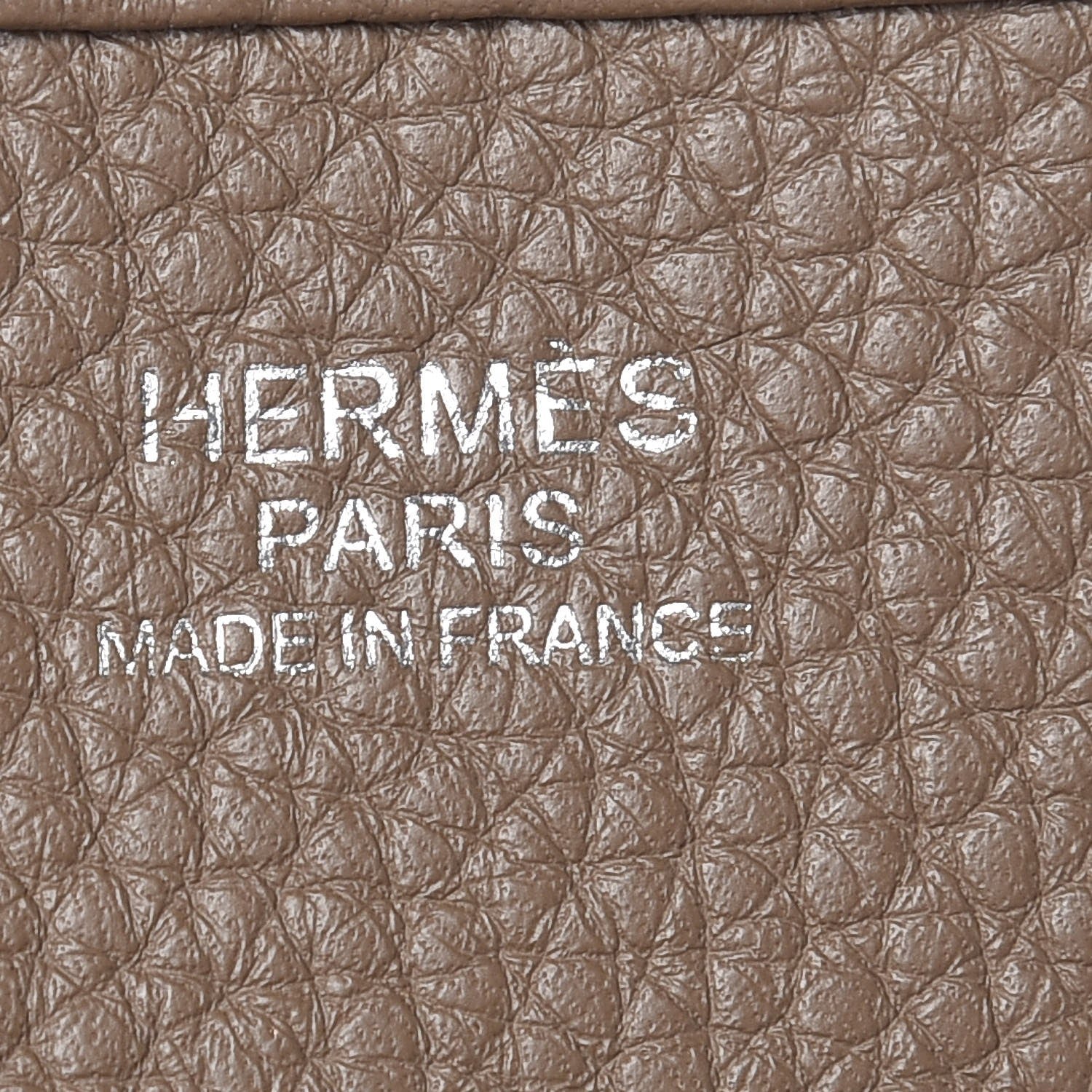 Hermes Taurillon Clemence Evelyne III PM Etoupe 11 of 15