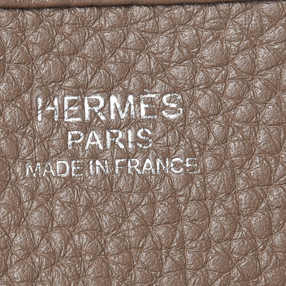 Hermes Taurillon Clemence Evelyne III PM Etoupe 11 of 15