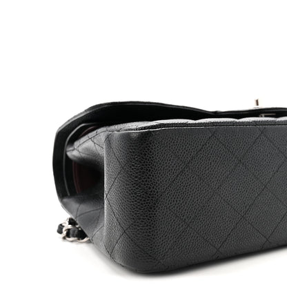 Chanel Caviar Quilted Jumbo Double Flap Black 9 of 10