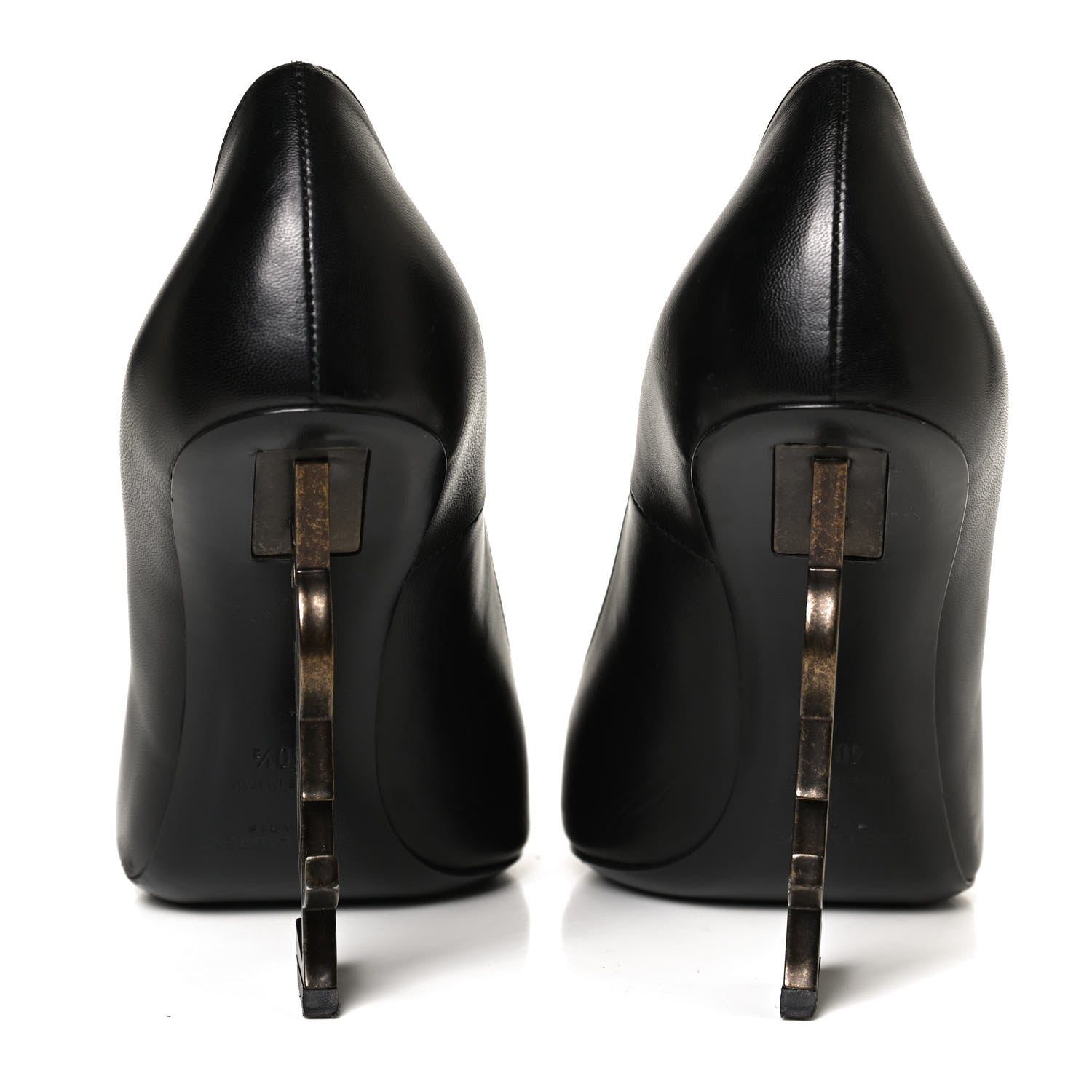 Saint Laurent Calfskin Opyum 110 Pumps 40.5 Black 6 of 11