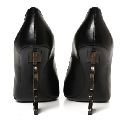 Saint Laurent Calfskin Opyum 110 Pumps 40.5 Black 6 of 11