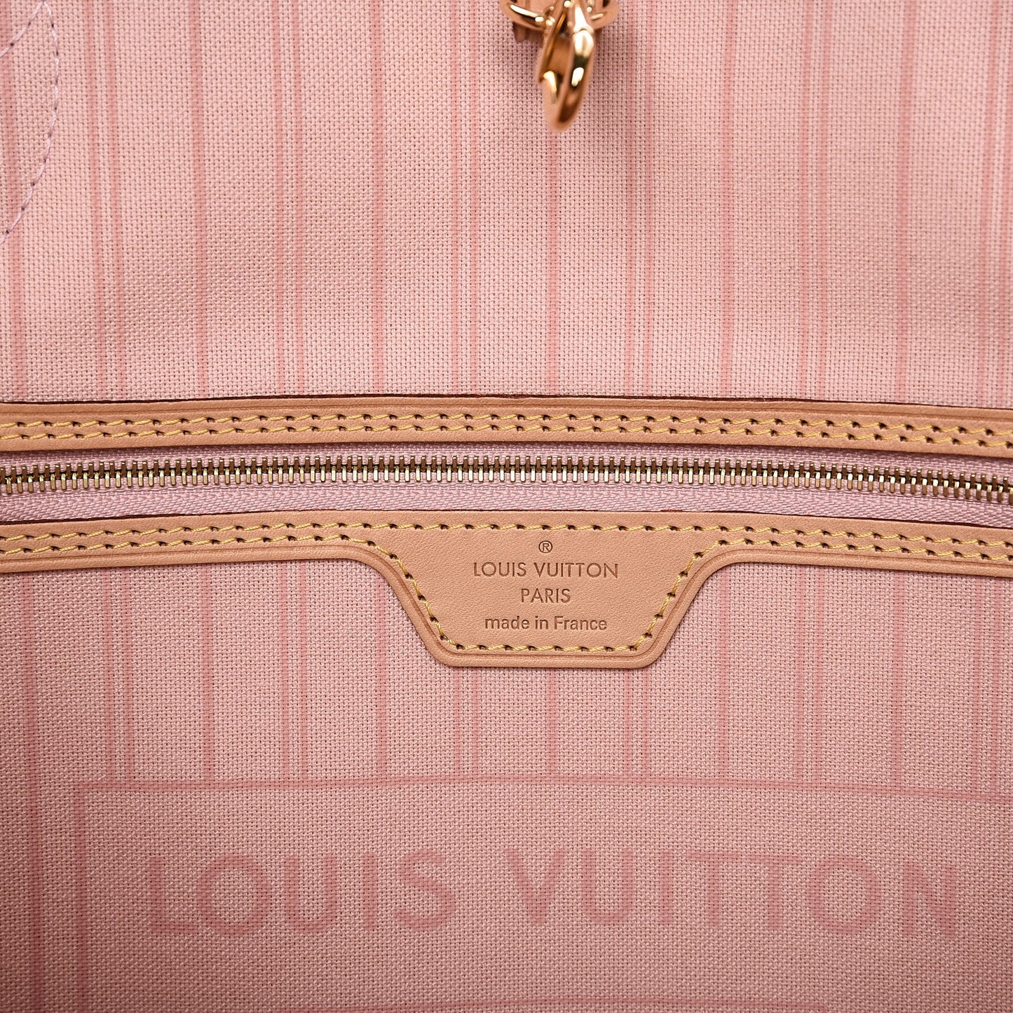 Damier Azur Neo Neverfull MM Rose Ballerine