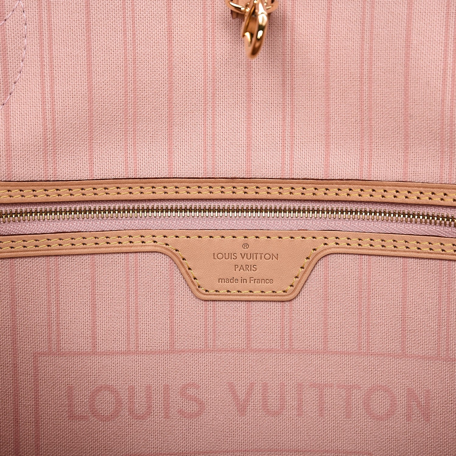 Louis Vuitton Damier Azur Neo Neverfull MM Rose Ballerine 7 of 8