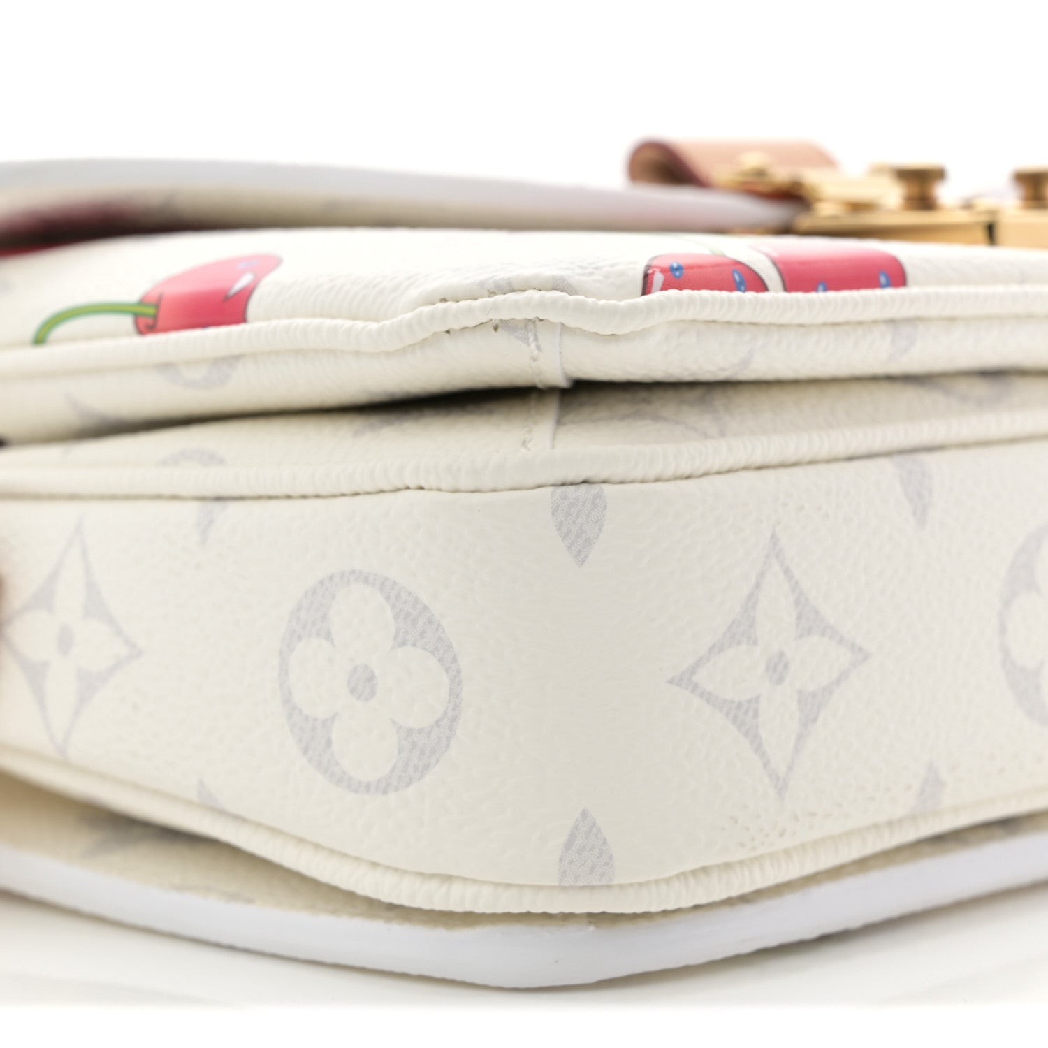 Louis Vuitton LV X TM Monogram Cerises Pochette Metis East West White 8 of 10