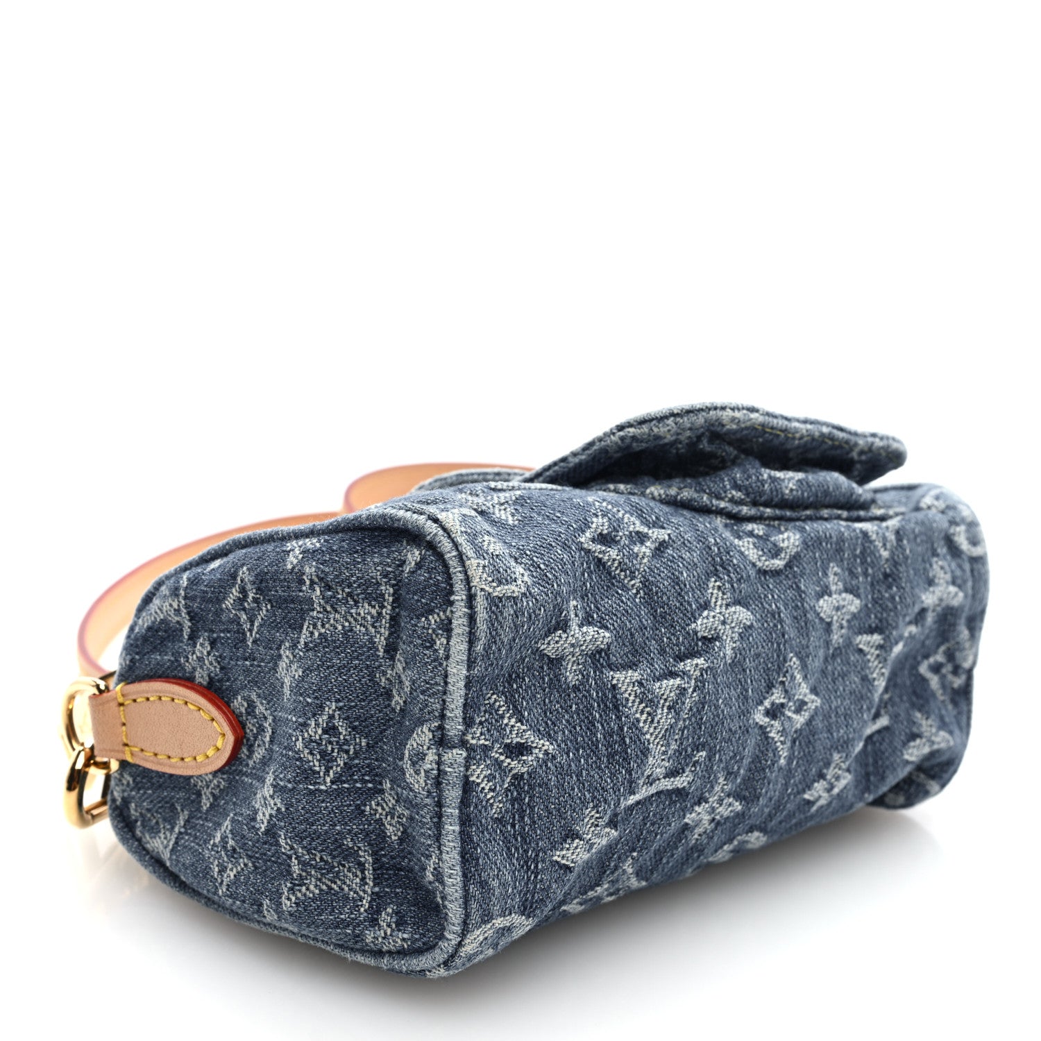 Louis Vuitton Monogram Denim Nano Speedy Blue 4 of 9