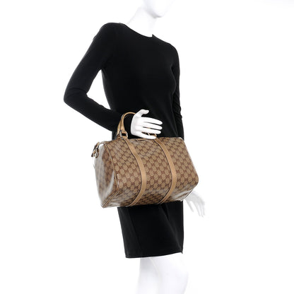 Gucci Crystal Monogram Medium Joy Boston Bronze 2 of 7