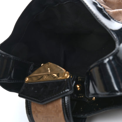 Louis Vuitton Monogram Embossed Polly Hobo Taupe 4 of 8