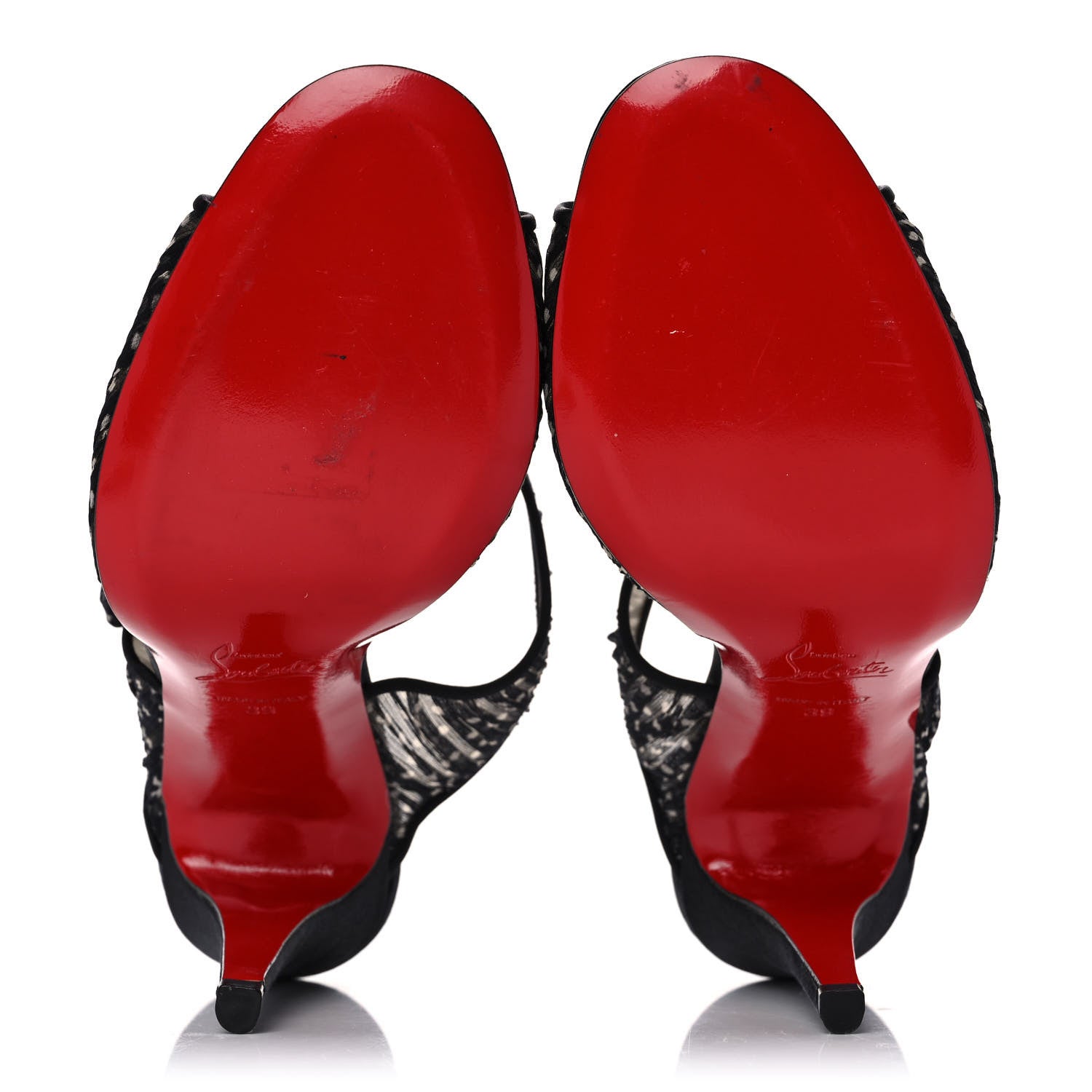 Christian Louboutin Crepe Satin Chiffon Miss Chief Bow 100 Pumps 39 Black 5 of 8