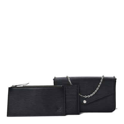 Louis Vuitton Epi Pochette Felicie Black 1 of 8